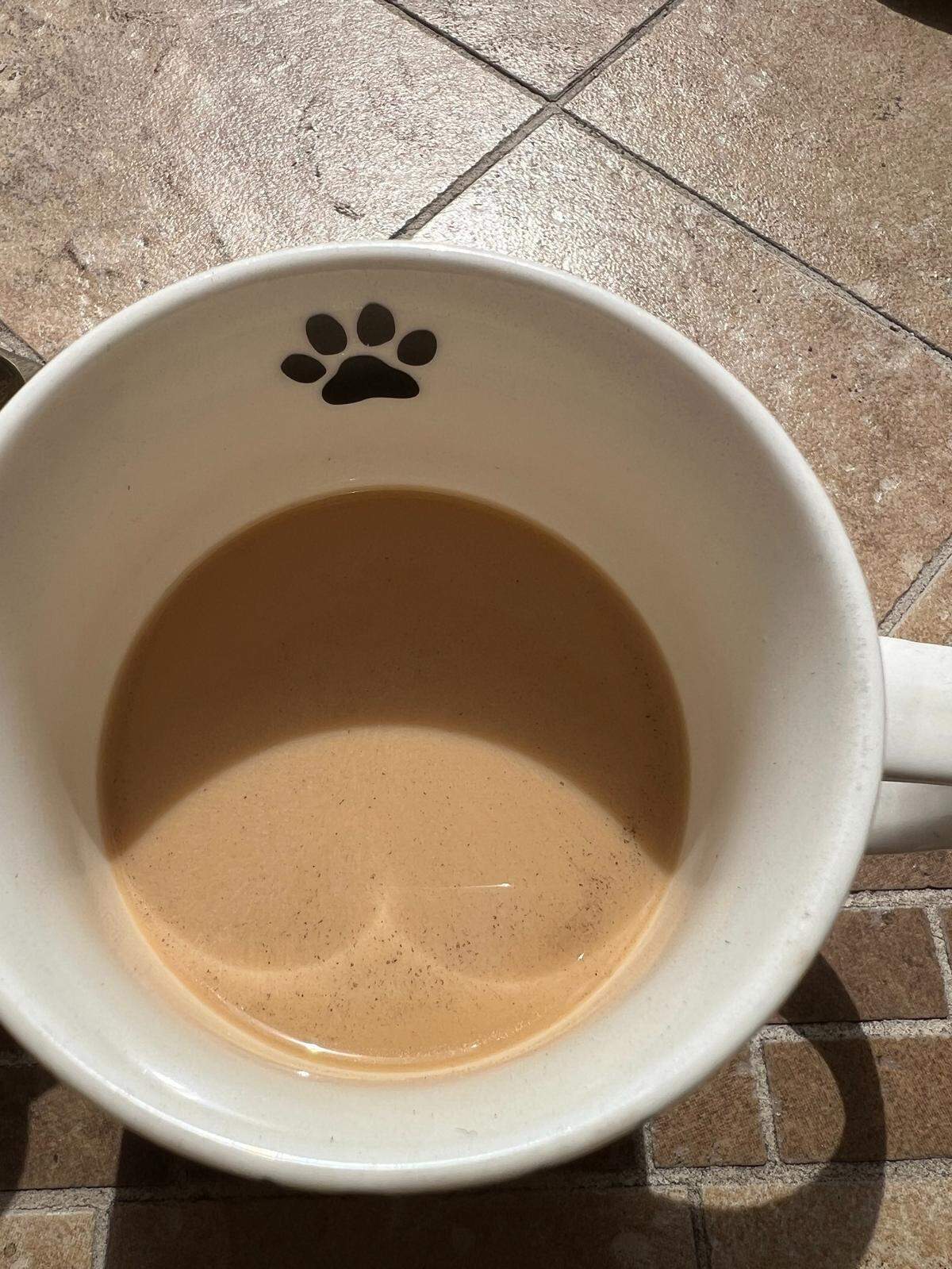Foxbrook resident Kim Bruenner says construction dirt blew into her porch in Parrish on March 5, making a mess and contaminating a cup of coffee.