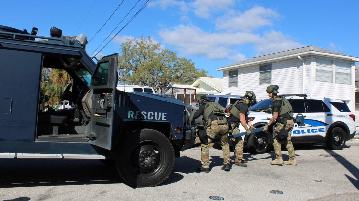 A man surrendered to law enforcement after an hours-long standoff in the historic Braden Castle neighborhood Sunday night into Monday morning. Christopher Liebeck, who lives with his 87-year-old stepfather, was taken into custody, according to police.