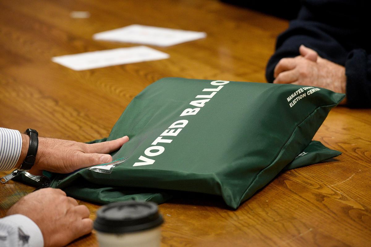 The Manatee County Supervisor of Elections Office continues to recount all ballots cast in the county as part of a statewide recount ordered Saturday. Three races - governor, U.S. senator and commissioner of agriculture - will be decided by the recount.