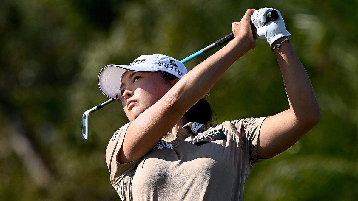 Jin Young Ko of Korea at the LPGA Founders Cup played at the Bradenton Country Club on Feb. 6, 2025.