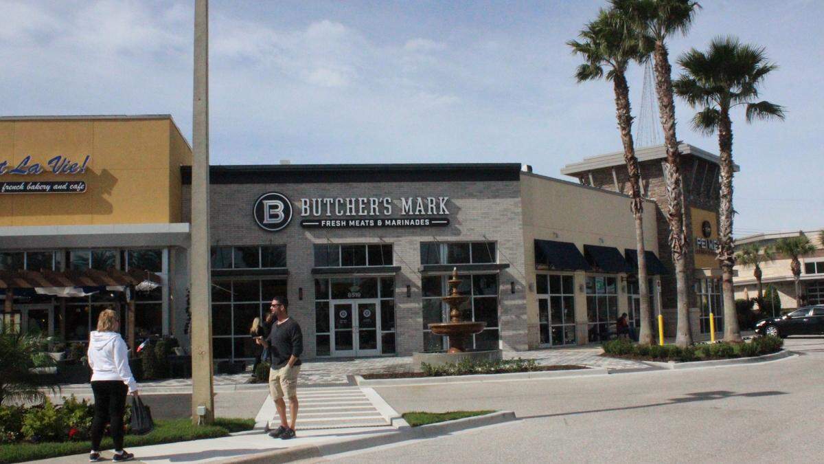 Butcher’s Mark, 8519 Cooper Creek Blvd., University Park, offers prime cuts of meat and 20 varieties of marinade. The new store opened Wednesday.