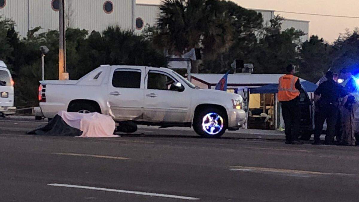 Florida Highway Patrol is investigating a fatal crash involving a truck and a motorcycle that happened Tuesday evening on U.S. 41 near 69th Avenue West.