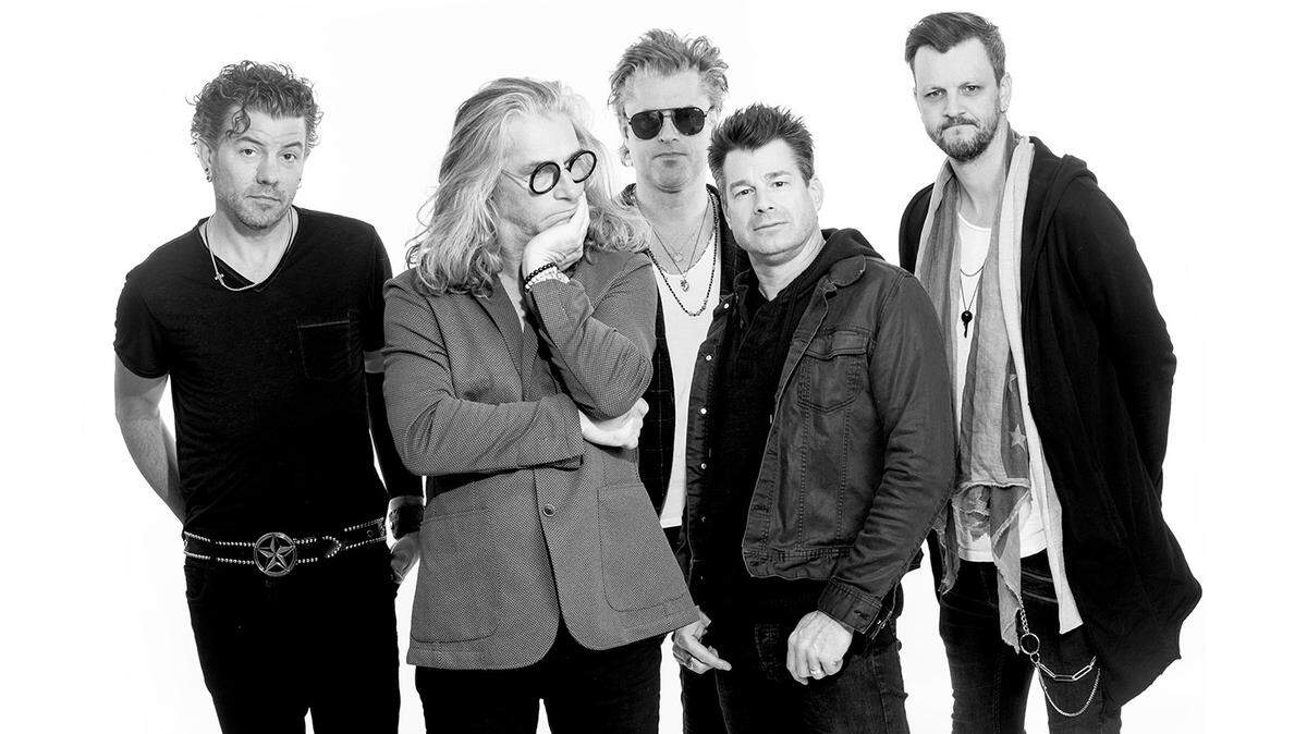 Platinum-selling American rock band Collective Soul will play Van Wezel Perofrming Arts Hall in Sarasota on Tuesday, November 26, 2019. Drummer Johnny Rabb, second from right, says the band’s sound has kept evolving since he came aboard in 2012.