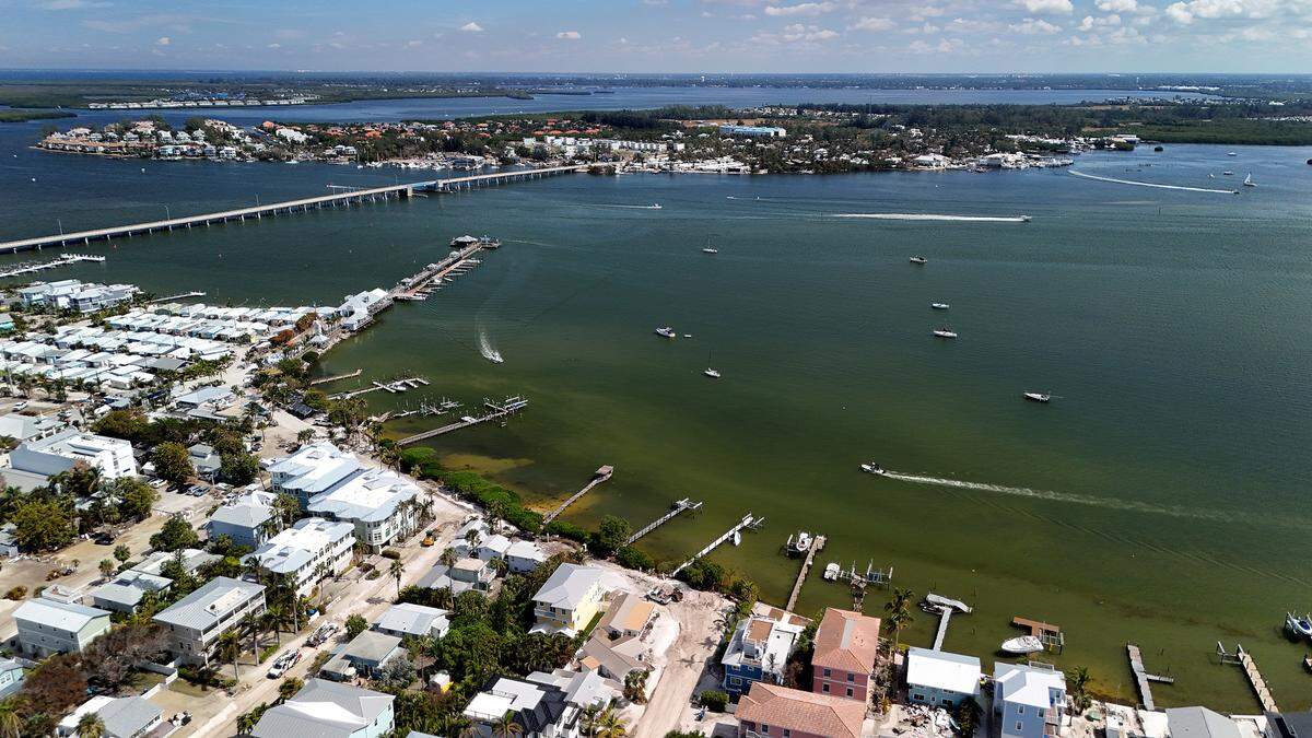 Bradenton Beach after Hurricane Helene on Oct. 2, 2024.