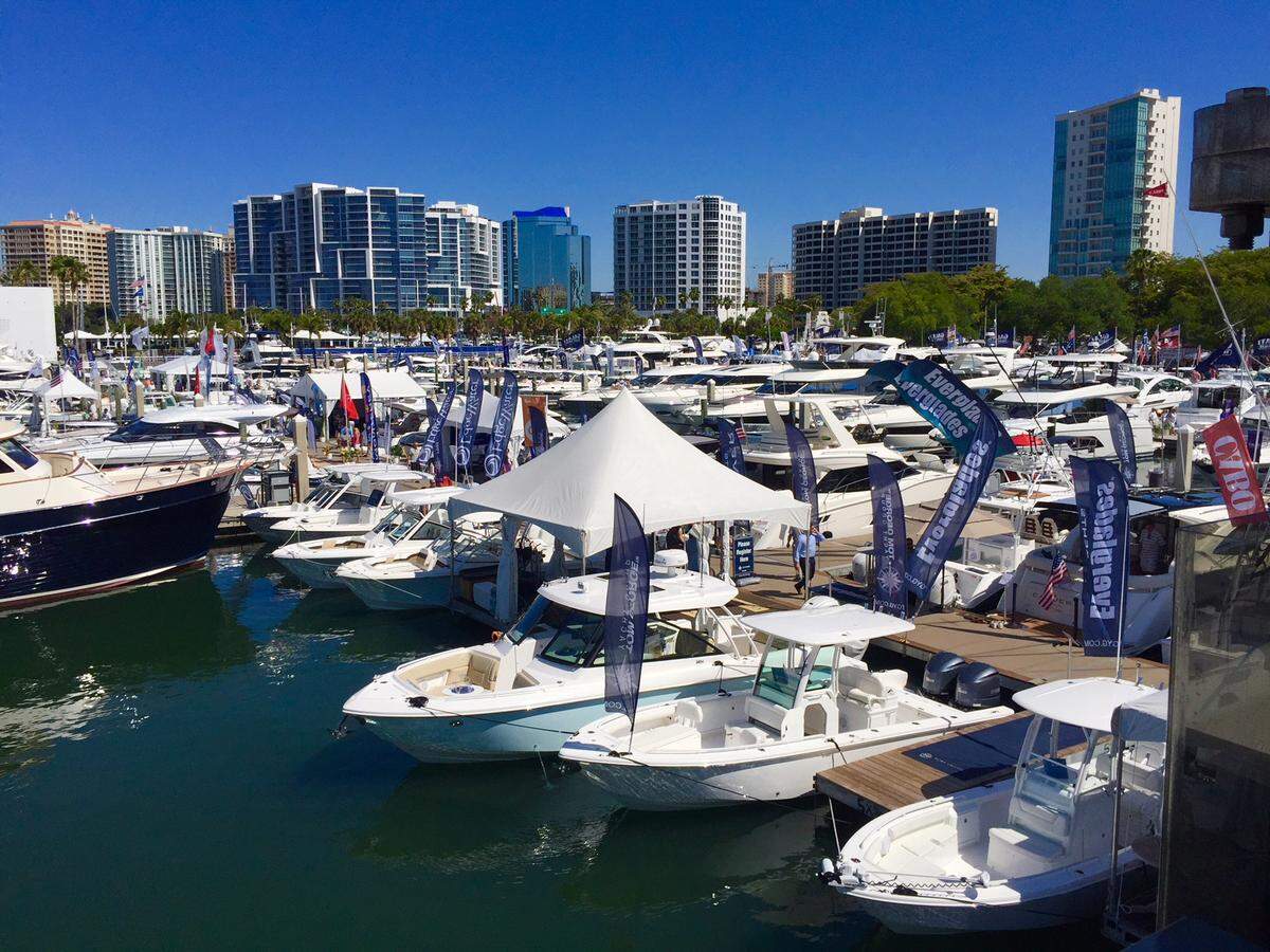 The Suncoast Boat Show happens this weekend in Sarasota.