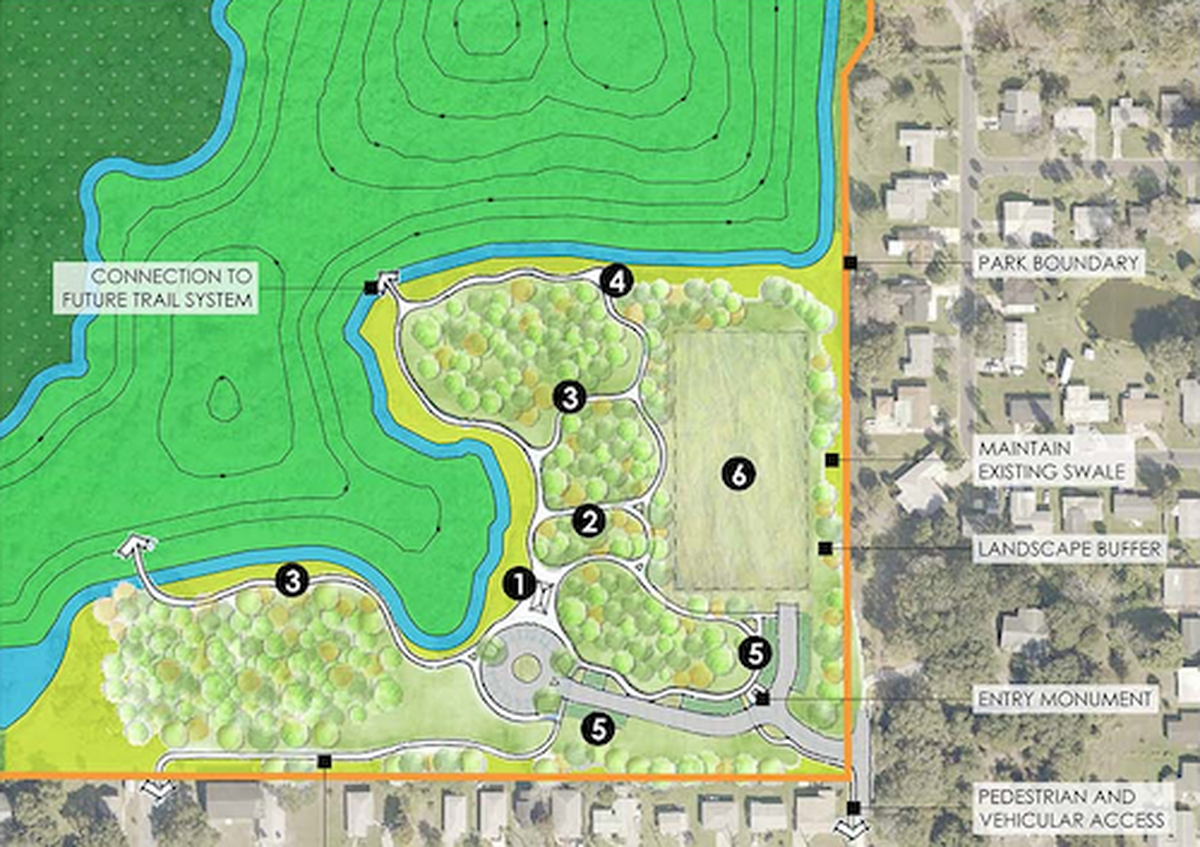 Manatee County officials had plans to break ground on the Washington Park project in Palmetto in 2021 and wanted to have play areas and trails available by May 2022.