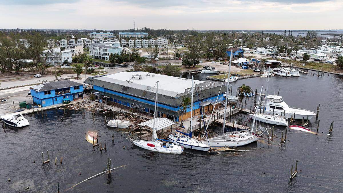 Manatee County Government purchased the Seafood Shack property just north of the Cortez Bridge with plans to build a public boat ramp there, but the idea is facing pushback from nearby neighbors. The Seafood Shack is pictured in this October 2024 Bradenton Herald file photo.