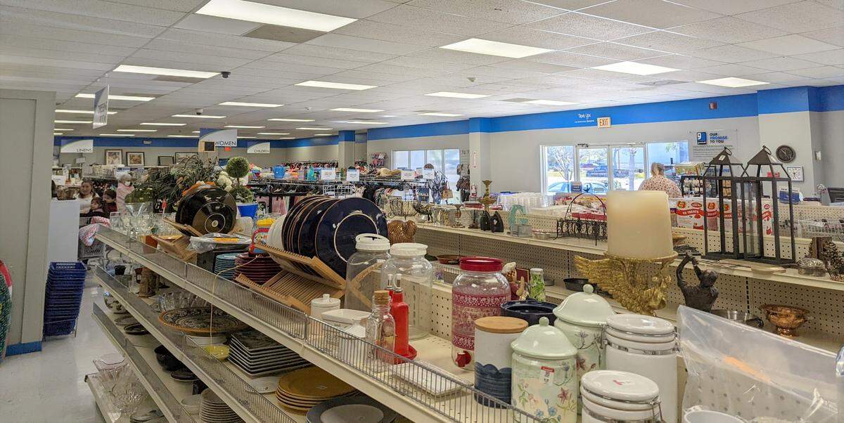 2/10/22--Goodwill Manasota’s Palmetto store at 1210 10th St. E., Palmetto is one of five retail locations in Manatee County.