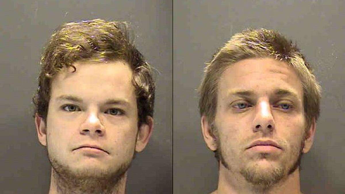 William Shepherd, 23 (left), and Dylan Paquin, 24, were both charged with one count of armed robbery after deputies say they used a knife to steal bank deposits from a manager of a Sonny’s BBQ in Venice. The robbery occurred while Shepherd was giving the manager a ride to work, deputies say.