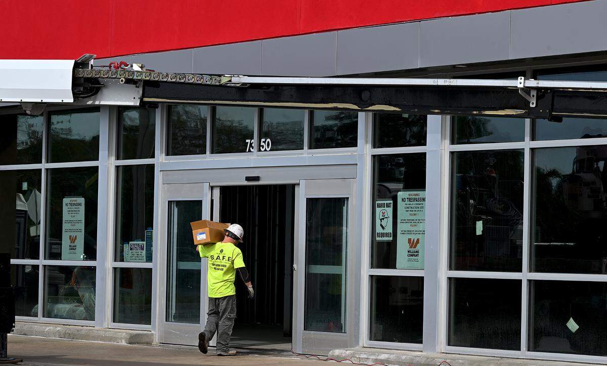 In April 2023, plans for a new Target in Beachway Plaza were increased from 49,000 sq. ft. to 76,000. The new store, shown on Feb. 5, 2024, has not announced an opening date.