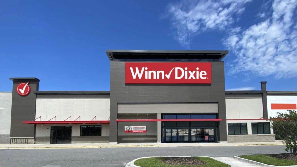 The former Earth Fare supermarket at Lakewood Ranch will reopen with Winn Dixie branding as shown above on Nov. 11.