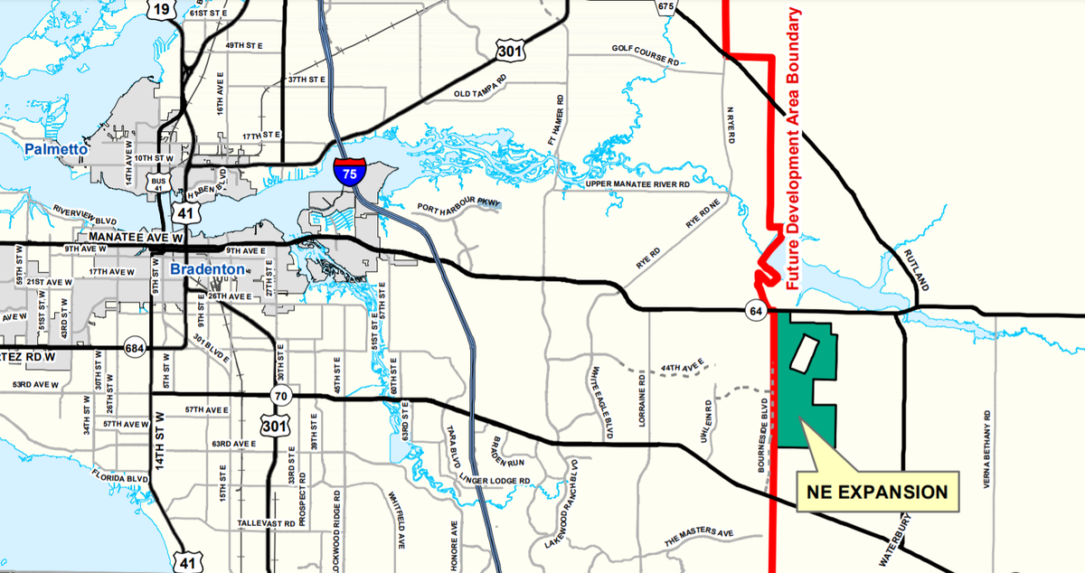 Developer SMR is seeking approvals to develop 2,610 acres on its northeast side, but much of the land is outside the future development boundary and would require an exception and comp plan change.