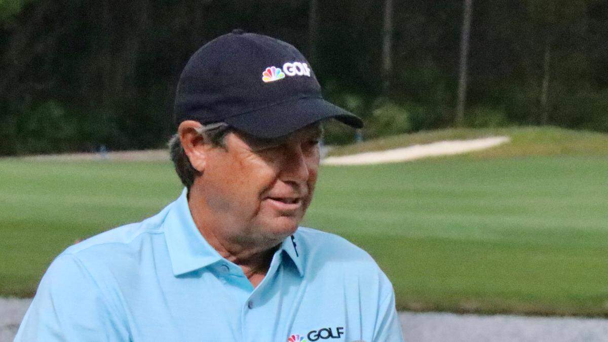 2/11/2021--The PGA, working with The Concession Golf Club and Manatee County officials, was able to move the World Golf Championships from Mexico City to the Bradenton area in just 45 days. Paul Azinger, shown above, will be reporting the tourney for NBC Sports.