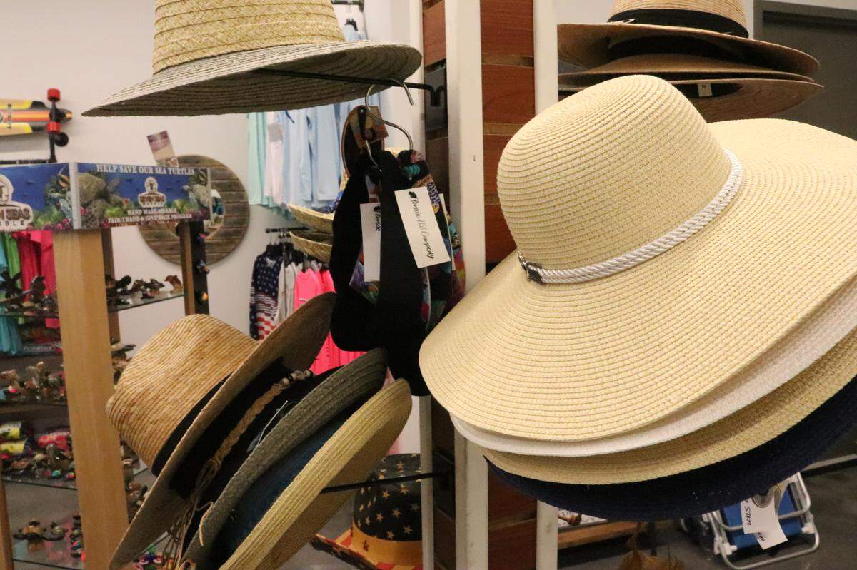 Need a hat to shield your head against the hot Florida sun? The Beach Shop, which recently opened in City Centre building on Bradenton’s Old Main Street, has you covered. The Beach Shop also has a location in Cortez.