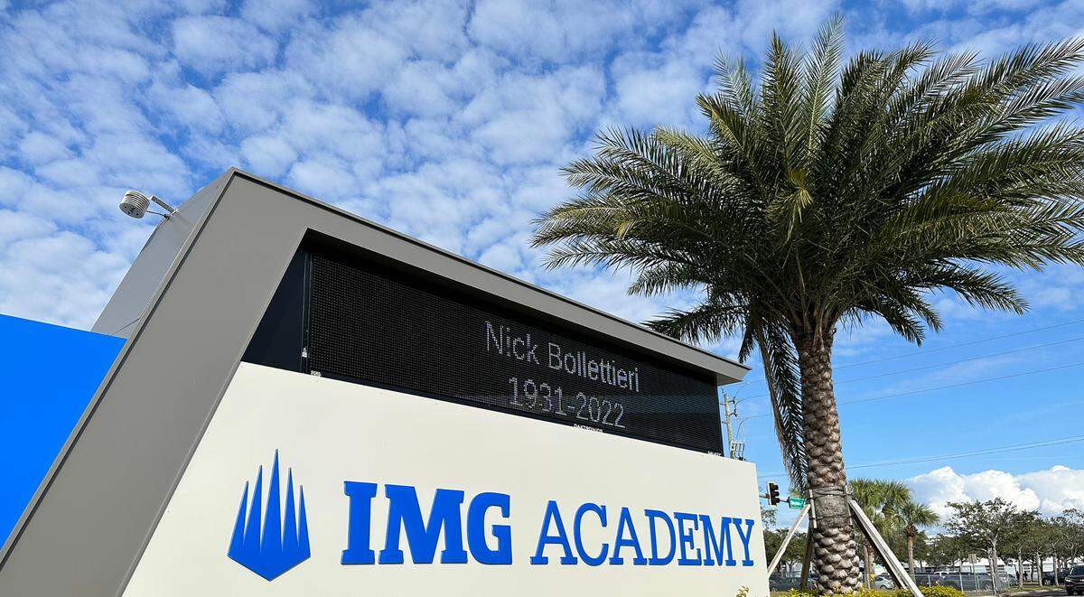 Nick Bollettieri, founder of IMG Academy in Bradenton, died at 91 years old.
