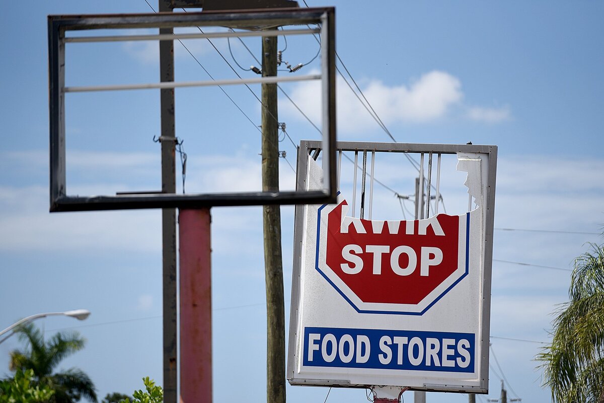 The Kwik Stop sign on 14th Street West.
