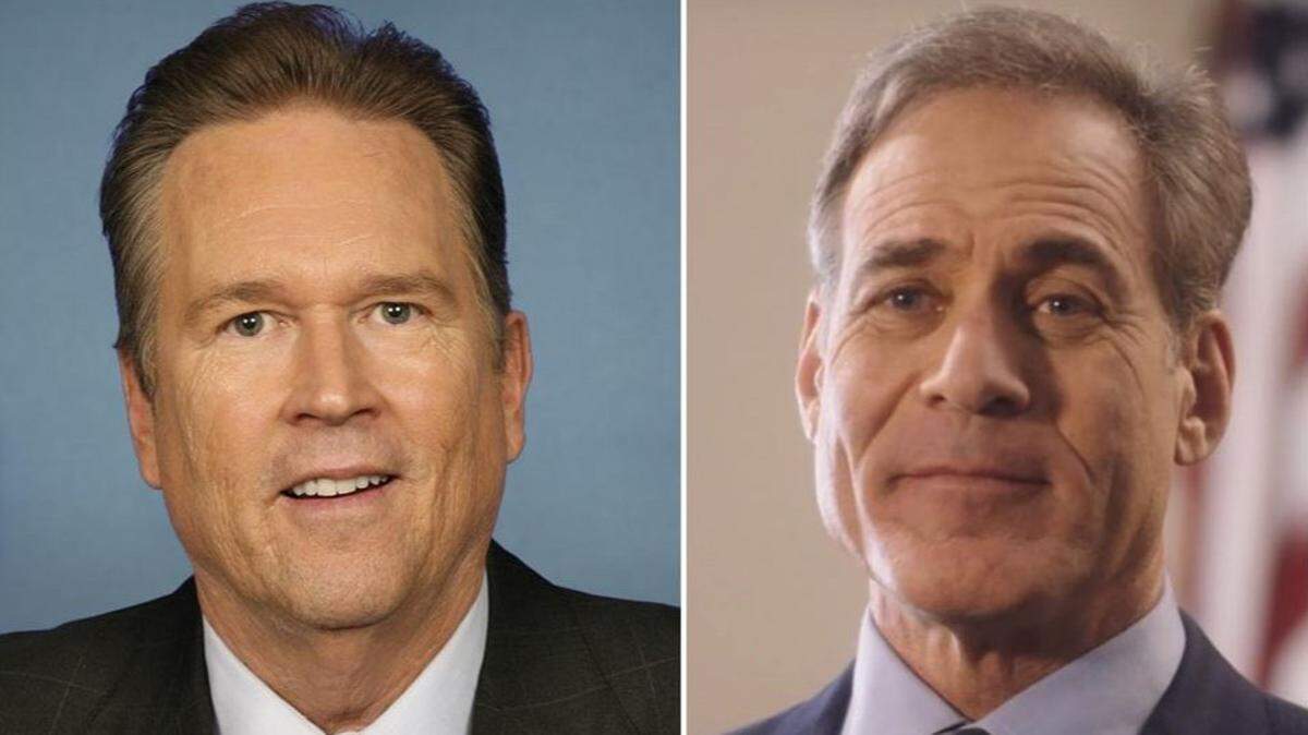 Rep. Vern Buchanan (left) is challenged by Democrat David Shapiro in the Nov. 6 general election for Florida’s 16th Congressional District seat.