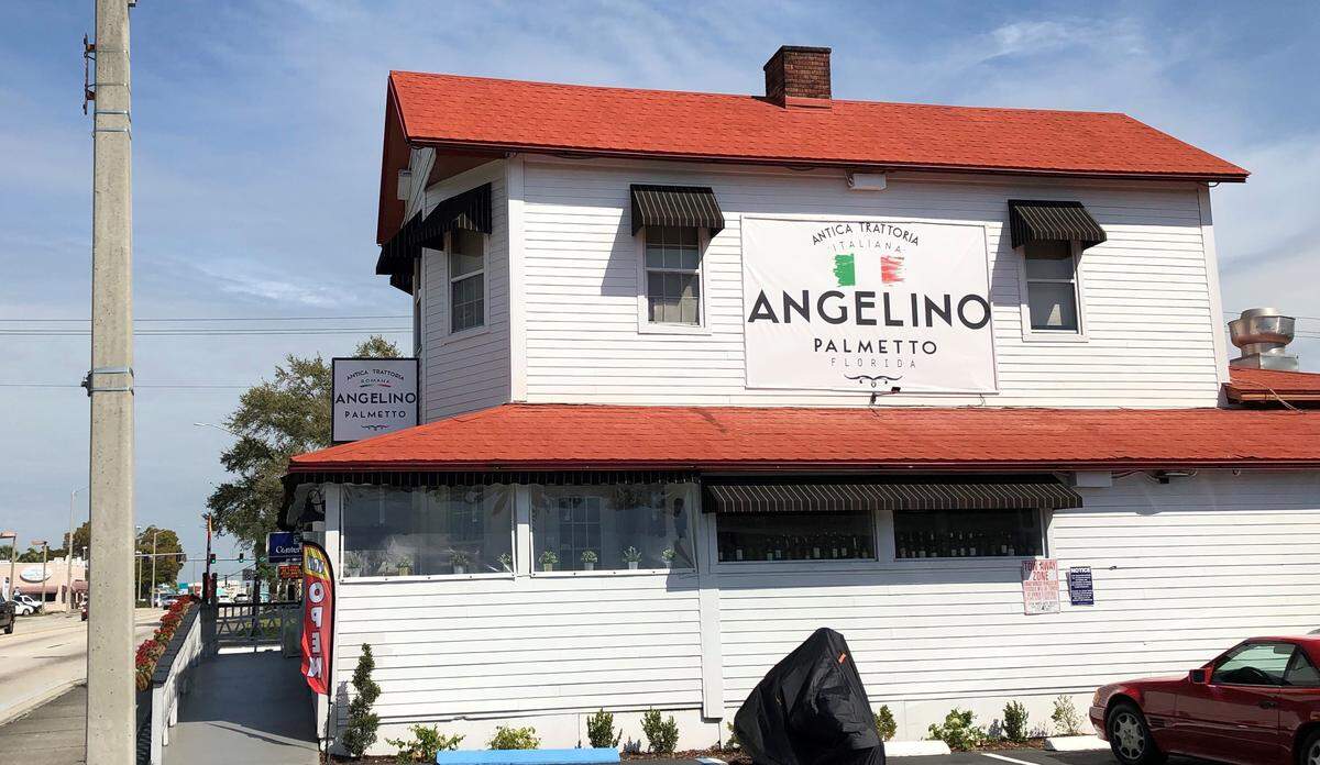 Angelino Palmetto has opened at 336 Eighth Ave. W., Palmetto, in a landmark two-story building. The menu and the staff are authentic Italian.