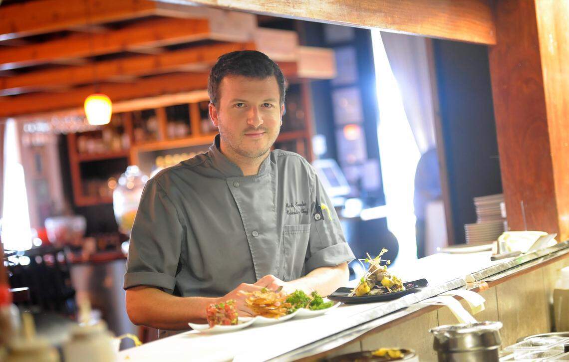 11/1/2014--EnRich owner and chef Rich Knowles is shown shortly after opening the restaurant in west Bradenton seven years ago.