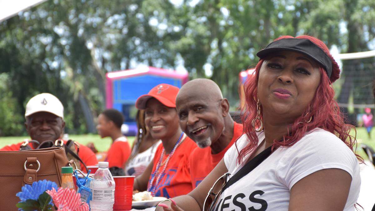 More than 200 Parrish community members gathered at Ola Mae Sims Park on Saturday to celebrate their ancestors and reconnect with friends, family and neighbors.