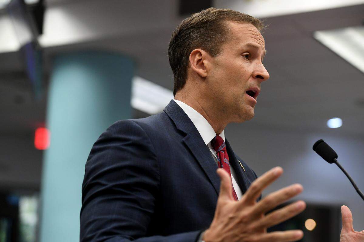 State Rep. Will Robinson, R-Bradenton, who voted in favor of Florida’s recent law banning abortions after 15 weeks, attended the county commission meeting to accept the proclamation designating the day as “Victory for Life Day.”