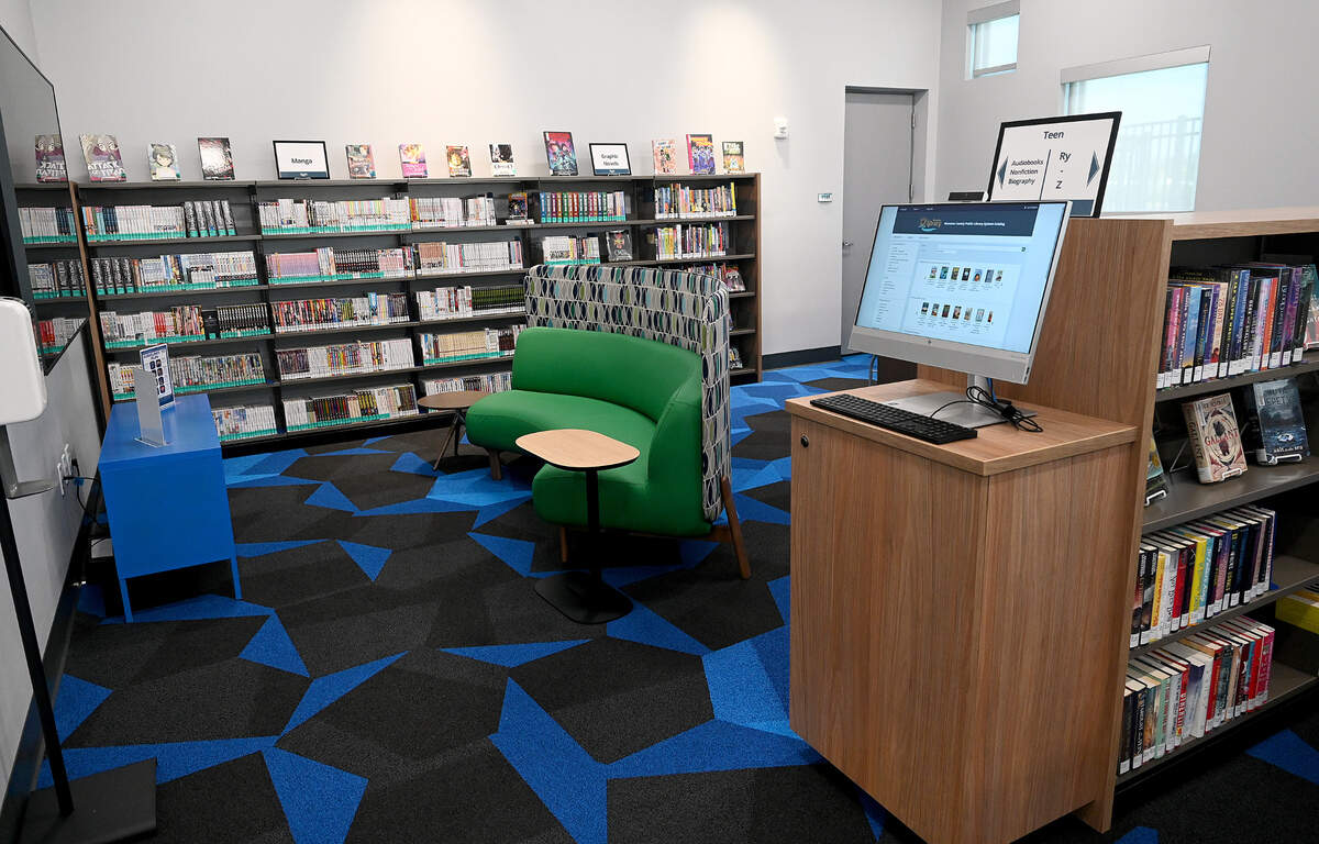 The Lakewood Ranch Library at 16410 Rangeland Parkway will open Friday, Jan. 12, 2024. The county’s newest library houses a youth/young adult area with gaming and a homework/study area.