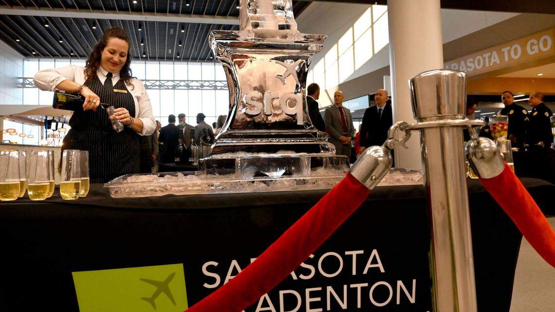 Guests had an opportunity to see Sarasota-Bradenton International Airport’s newest concourse during a VIP event Wednesday. Concourse A has it’s own TSA checkpoint and gates for Allegiant Air.
