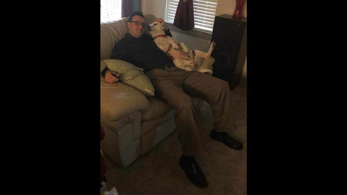 Air Force veteran Noah Malakan, 36, says his service dog, "Betty Boop," was taken away from him and given to another family after he and his wife were evicted.