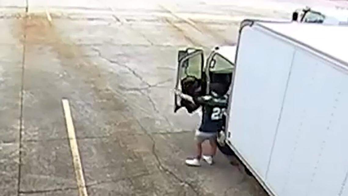 Bradenton surveillance video shows suspect nap after truck break-in, police say