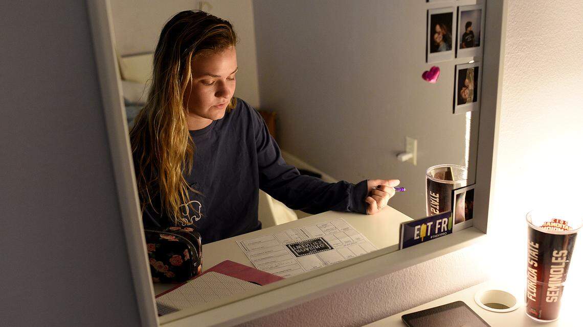 Lizzy Martinez, 17, was asked by a school official at Braden River High to cover her nipples with Band-Aids, as she was causing a "distraction."