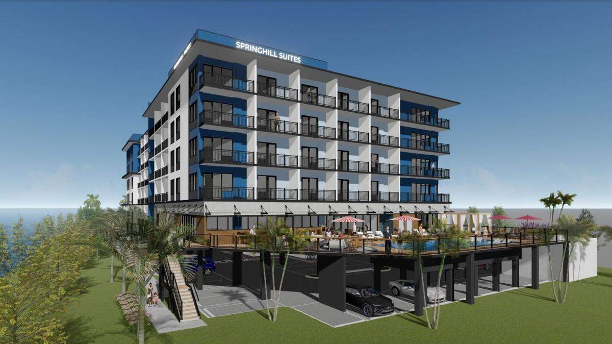 A six-story, 85,000-square-foot SpringHill Suites hotel is coming to Ellenton along the Manatee River following approval from the Manatee County Commission.