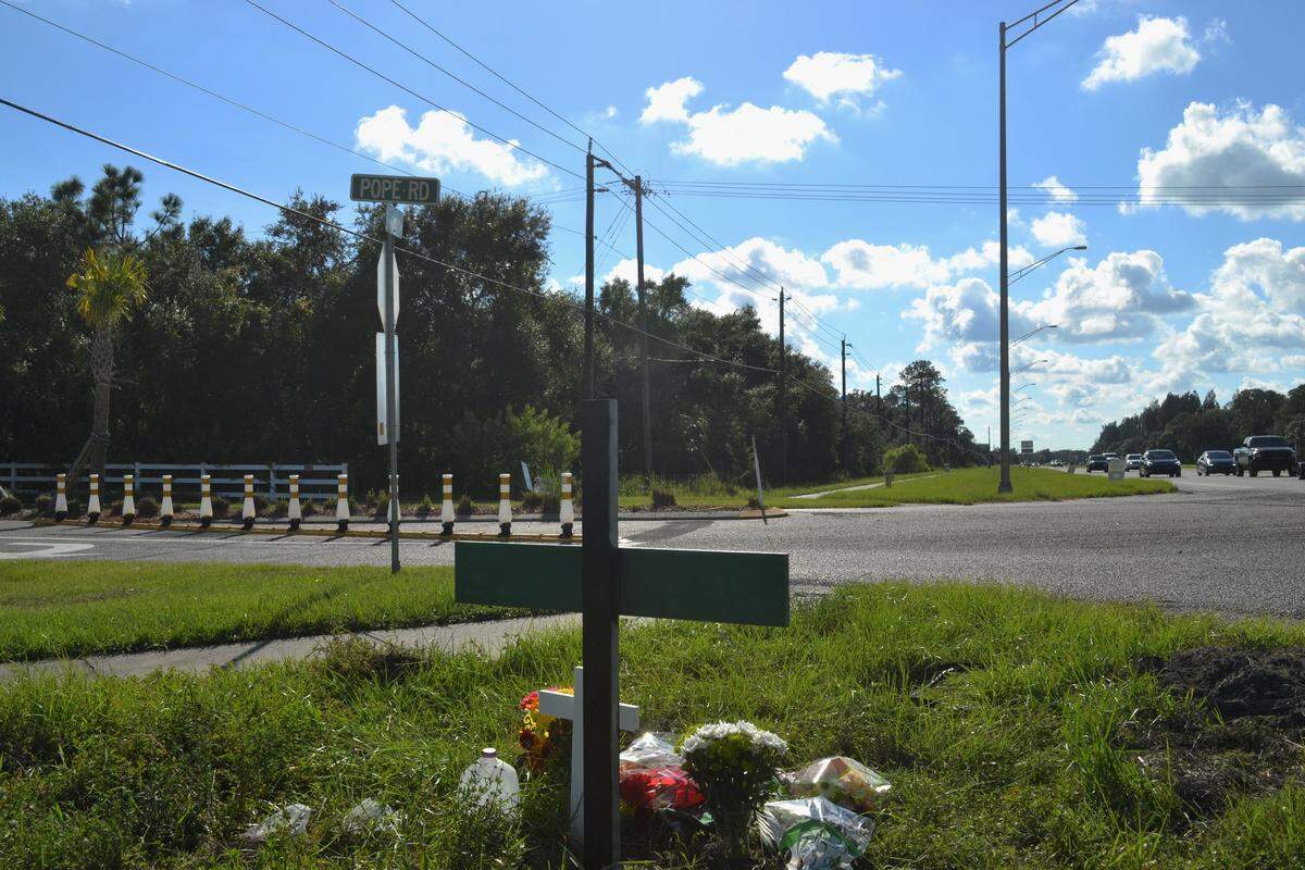 The intersection of State Road 64 and Pope Road in Manatee County was the site of a fatal crash on Saturday, September 15, 2018.