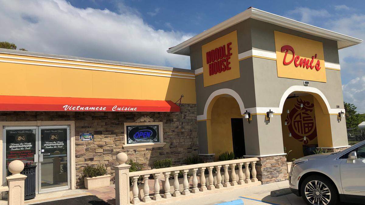 Demi’s Noodle House has a new look inside and out. The restaurant is located at 1318 10th St W, Palmetto.