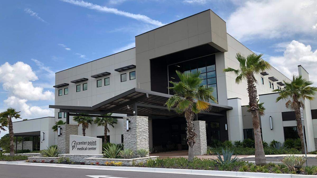 05/19/2021--The 77,000-square-foot Center Point Medical Center, 6600 University Parkway, has opened in Casto’s new Center Point multi-use development at Lakewood Ranch. Much more is planned at the 50-acre site.