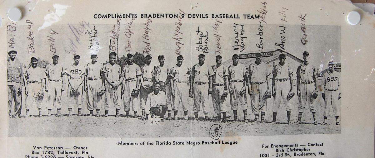 The Marauders will honor the Bradenton Nine Devils with a Tribute Night on Friday. The Nine Devils played in the Florida State Negro League from 1937-1956.