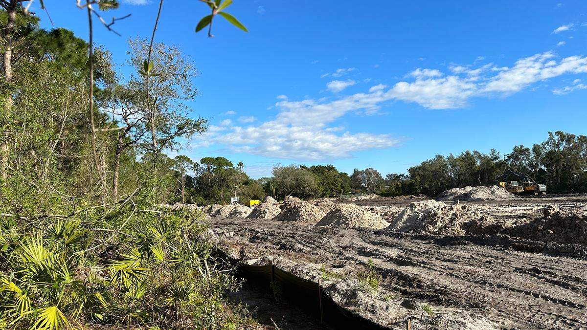 Land has been cleared for the Whitfield Preserve affordable housing project in southern Manatee County, shown Dec. 29, 2022. The developer has planned paperwork to build 192 units there.