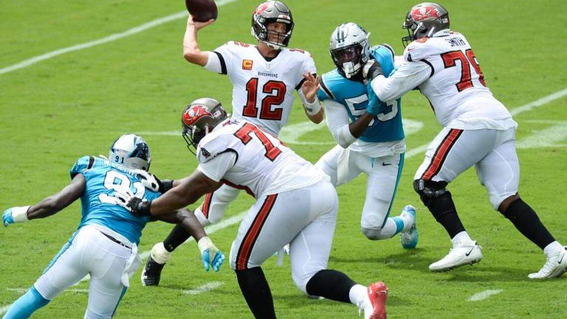 Tom Brady wins first game as Tampa Bay Buccaneers QB, 31-17 over Carolina Panthers