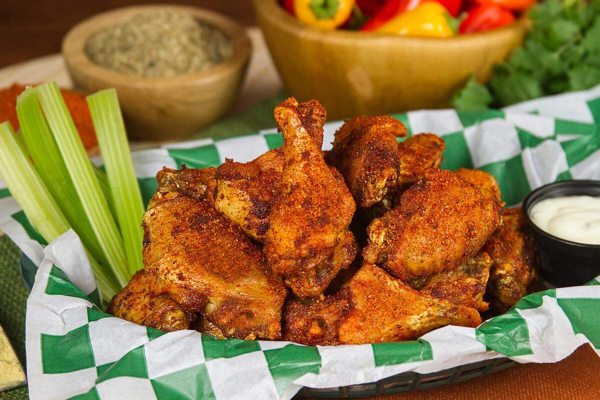 Nashville dry rub wings are a staple at Beef O’Brady’s.