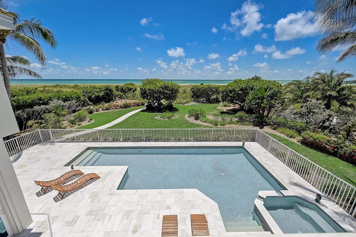 A home at 6877 Gulf of Mexico Drive recently sold for $9,450,000, making it the largest residential sale of the year in Longboat Key.