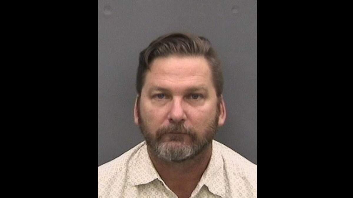 Mark William Ackett, 50, has been arrested after an investigation by Hillsborough County Sheriff’s Office found that he secretly recorded students in a classroom changing room.