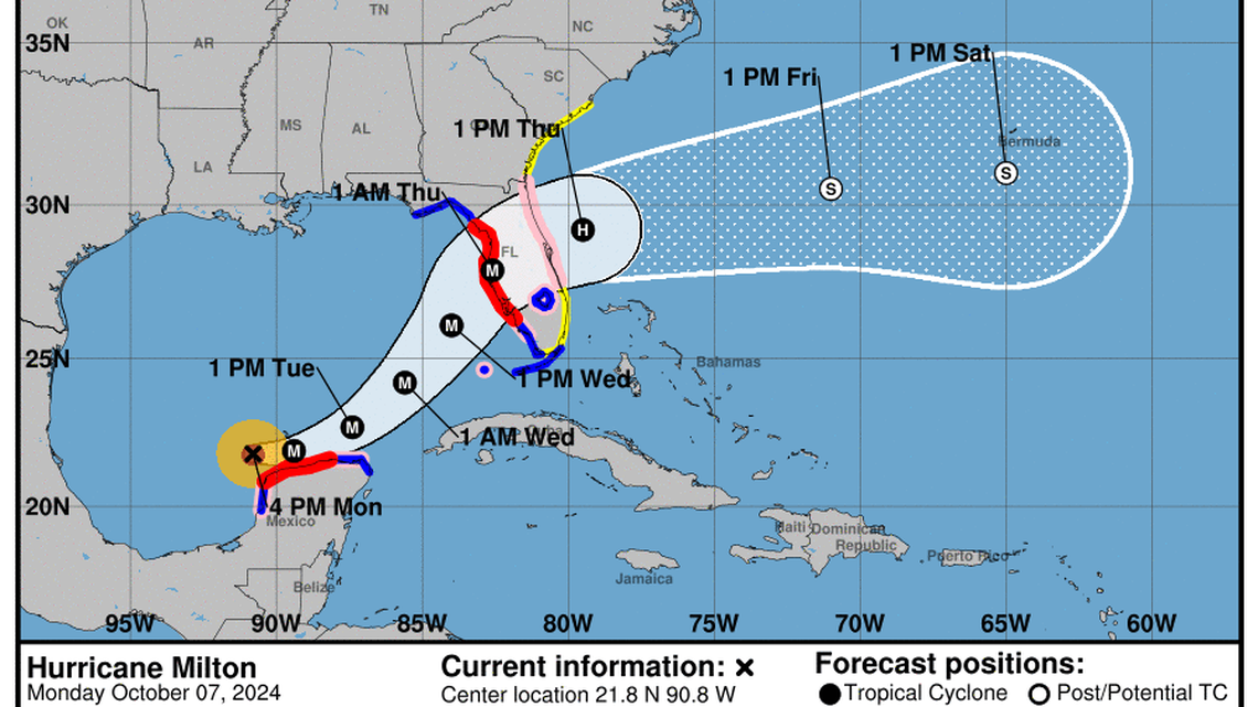 Milton forecast to strike Manatee as major hurricane with higher storm surge than Helene