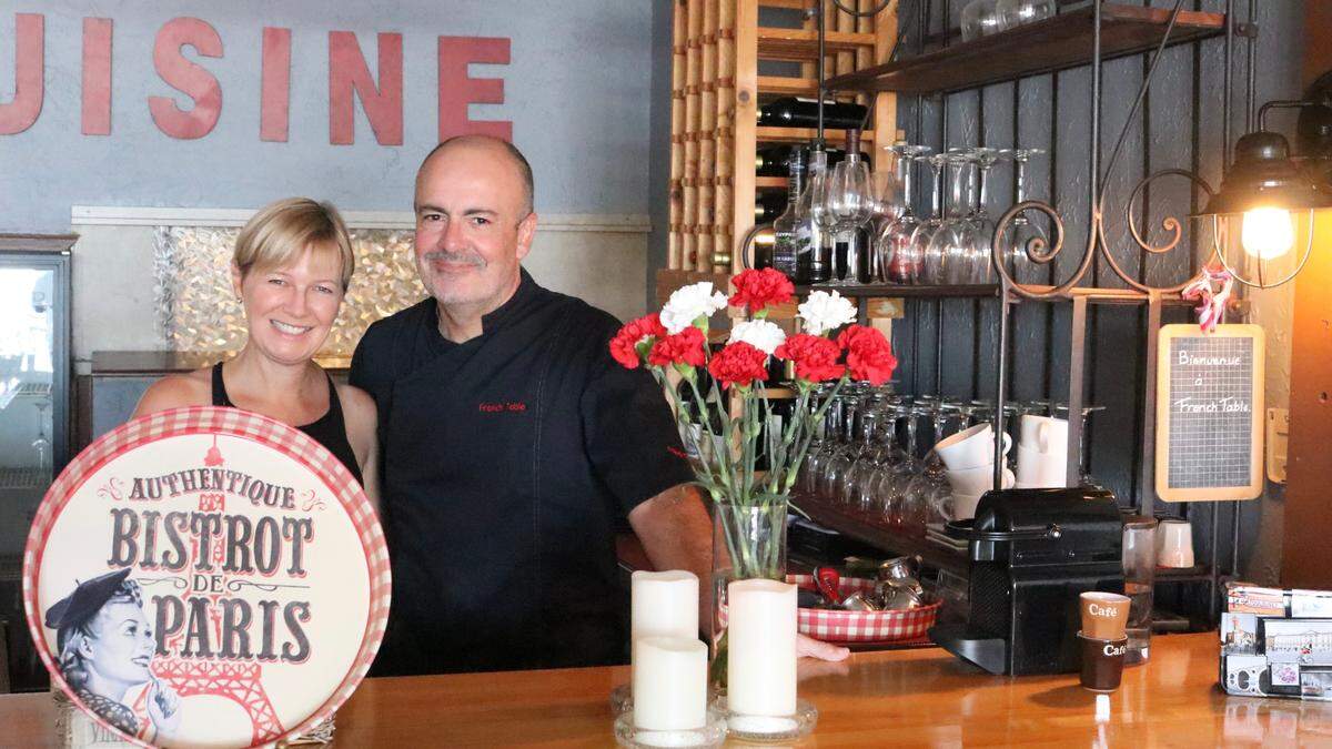 Marieke and Christophe Celis serve authentic cuisine at French Table. It’s a friendly, casual beach setting&nbsp; at 103 Gulf Drive N., Bradenton Beach.