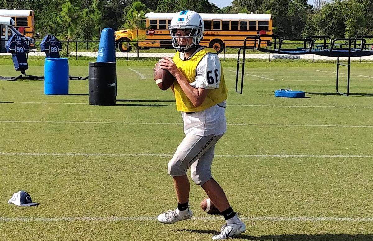 Quarterback Tyler Beasley has thrown four touchdown passes through the first two games for Out-of-Door Academy.