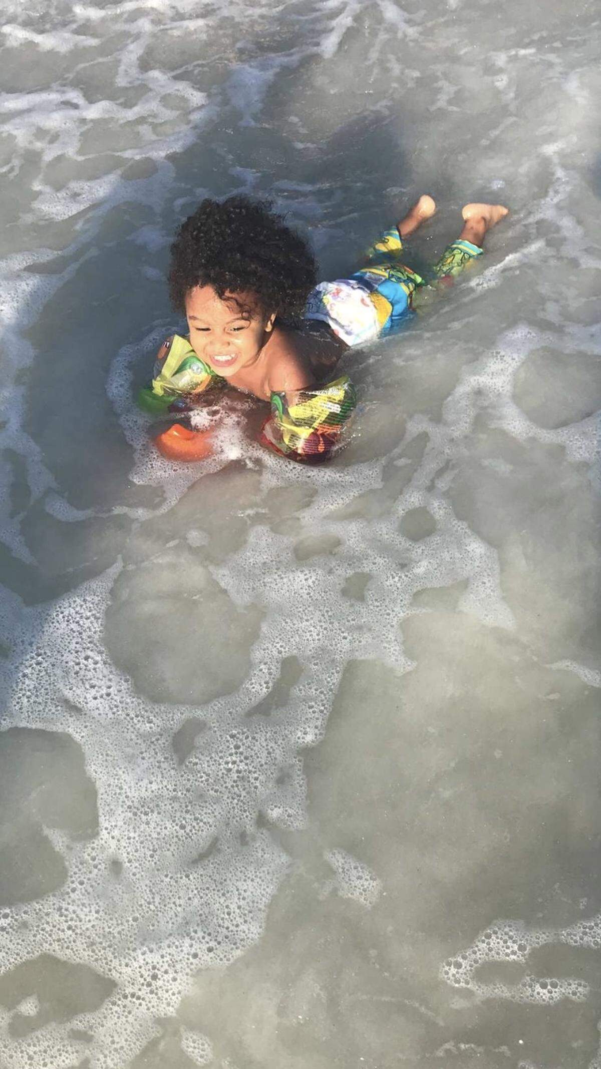 Kevin Smith Jr. was attacked by one of his family’s pit bulls on Saturday afternoon, the day before his third birthday.