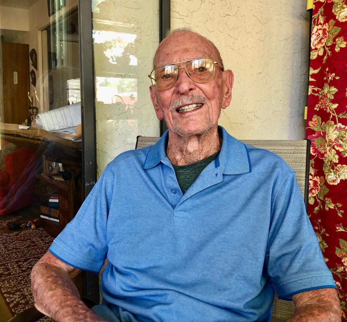7/9/2021--Retired Col. Paul R. Atherton served for more than 30 years in the U.S. Army and was wounded in World War II and Vietnam. The Bradenton resident turns 100 on July 15.
