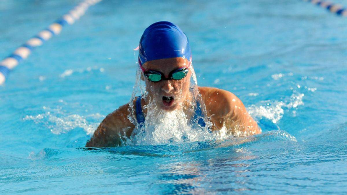 Anna Freed of Bradenton Christian High school swims the 200 yard IM at the FHSAA 1A Region 3 Championship on Saturday