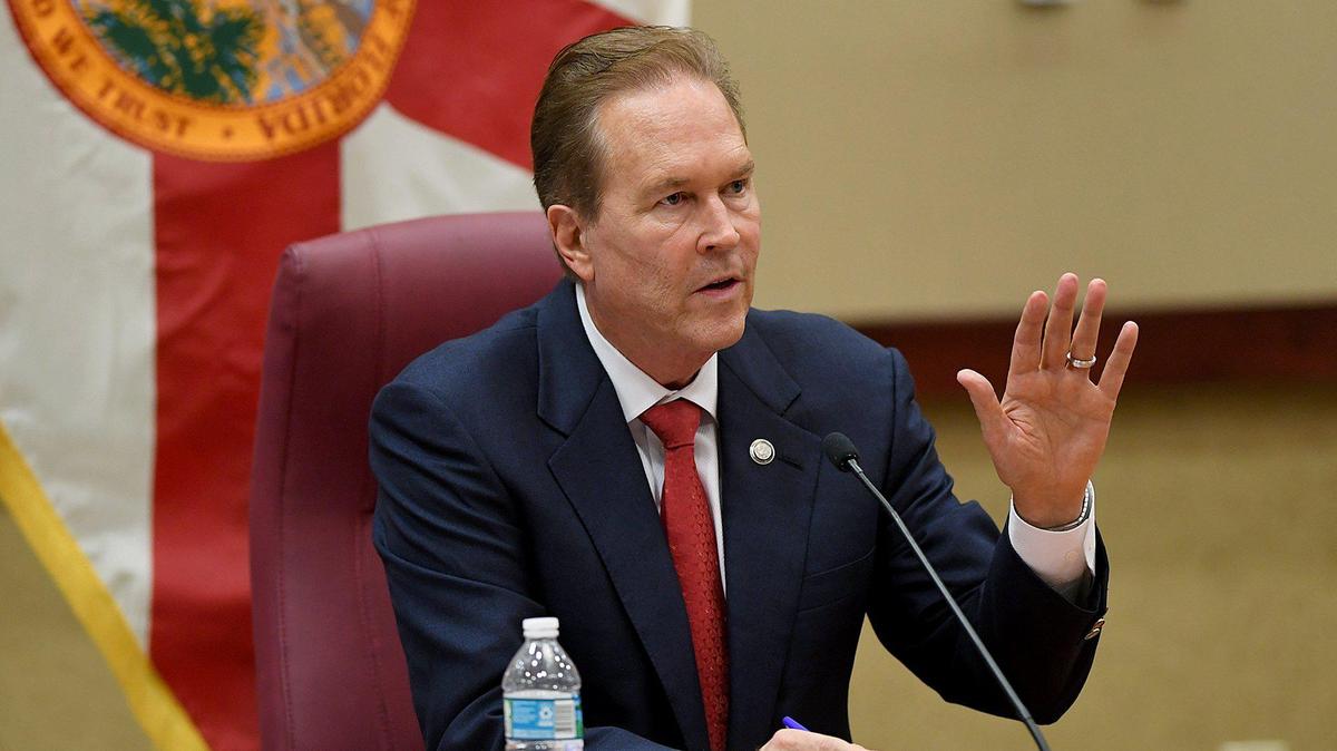 10/23/20--U.S. Rep. Vern Buchanan participates in a political debate at the Bradenton Area Convention Center in Palmetto.