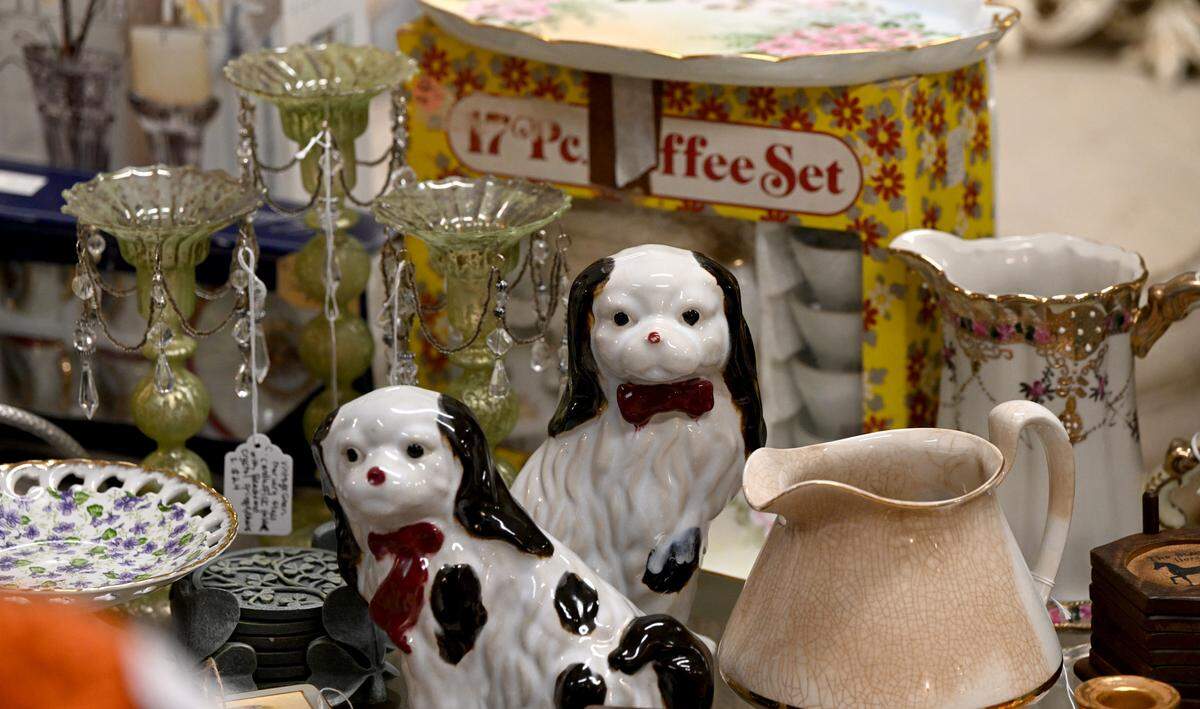 Clothing, collectibles, books, VHS tapes and more at the Vintage Collective in Palmetto on Tuesday, May 21, 2024.