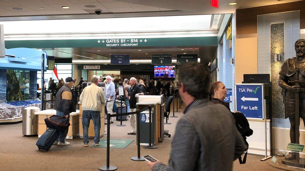 Sarasota Bradenton International Airport is taking steps to steamline passage through the security checkpoint, caused by a big jump in passenger traffic.
