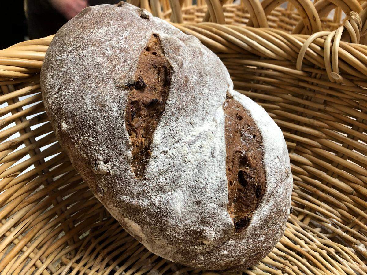 Tracy and Pavel Hasenohrl recently opened Cremesh Coffee and Bakery at 1822 59th St. W. in Bradenton, near Blake Medical Center. Pavel bakes all of the pastries and bread fresh daily. Shown above is a loaf of cranberry-walnut bread.